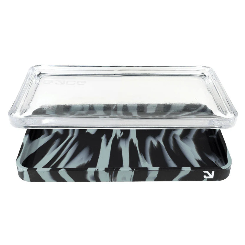 Eyce 2-in-1 Silicone and Glass Rolling Tray - Image 5
