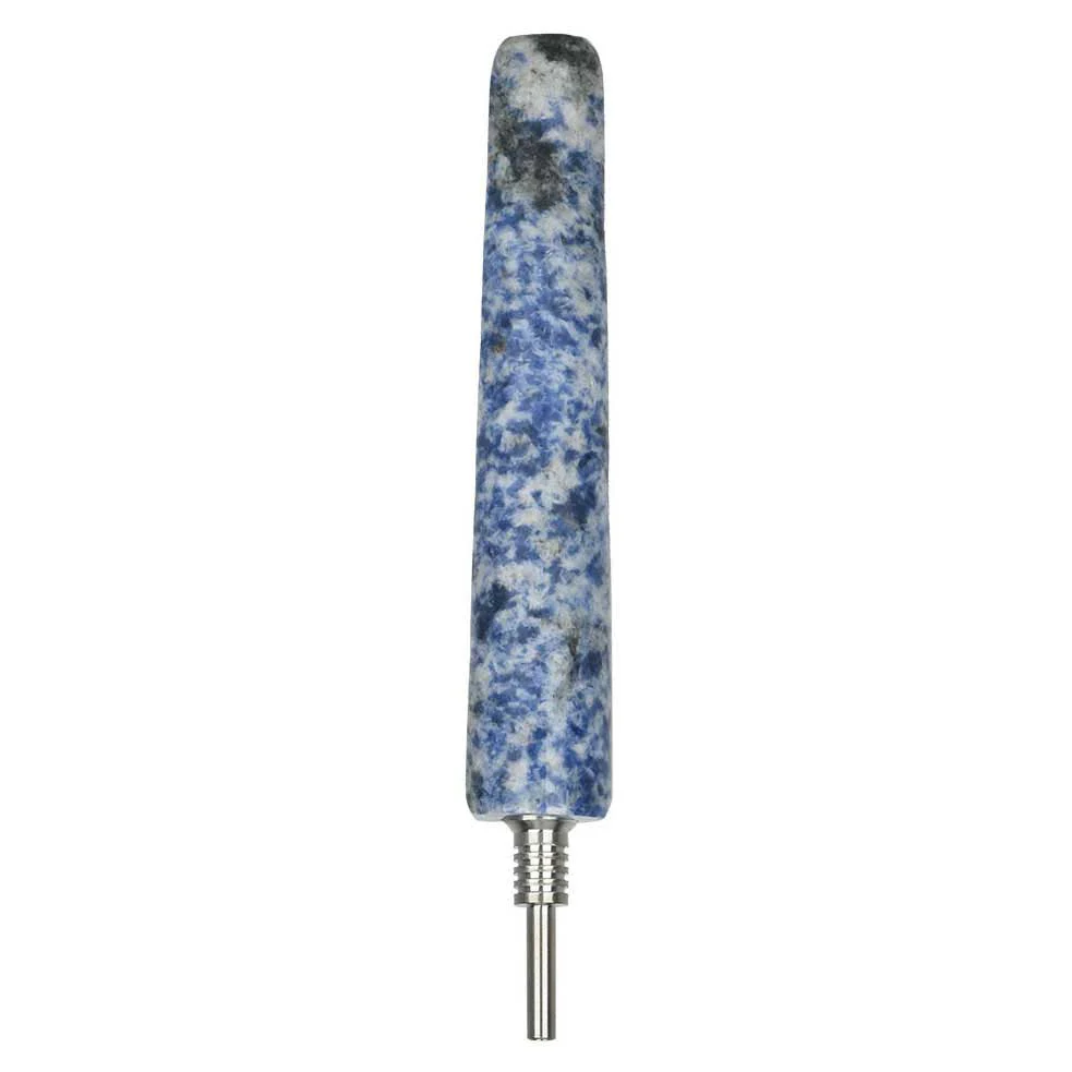 Gemstone 5" 10mm Dab Straw with Titanium Tip - Image 4