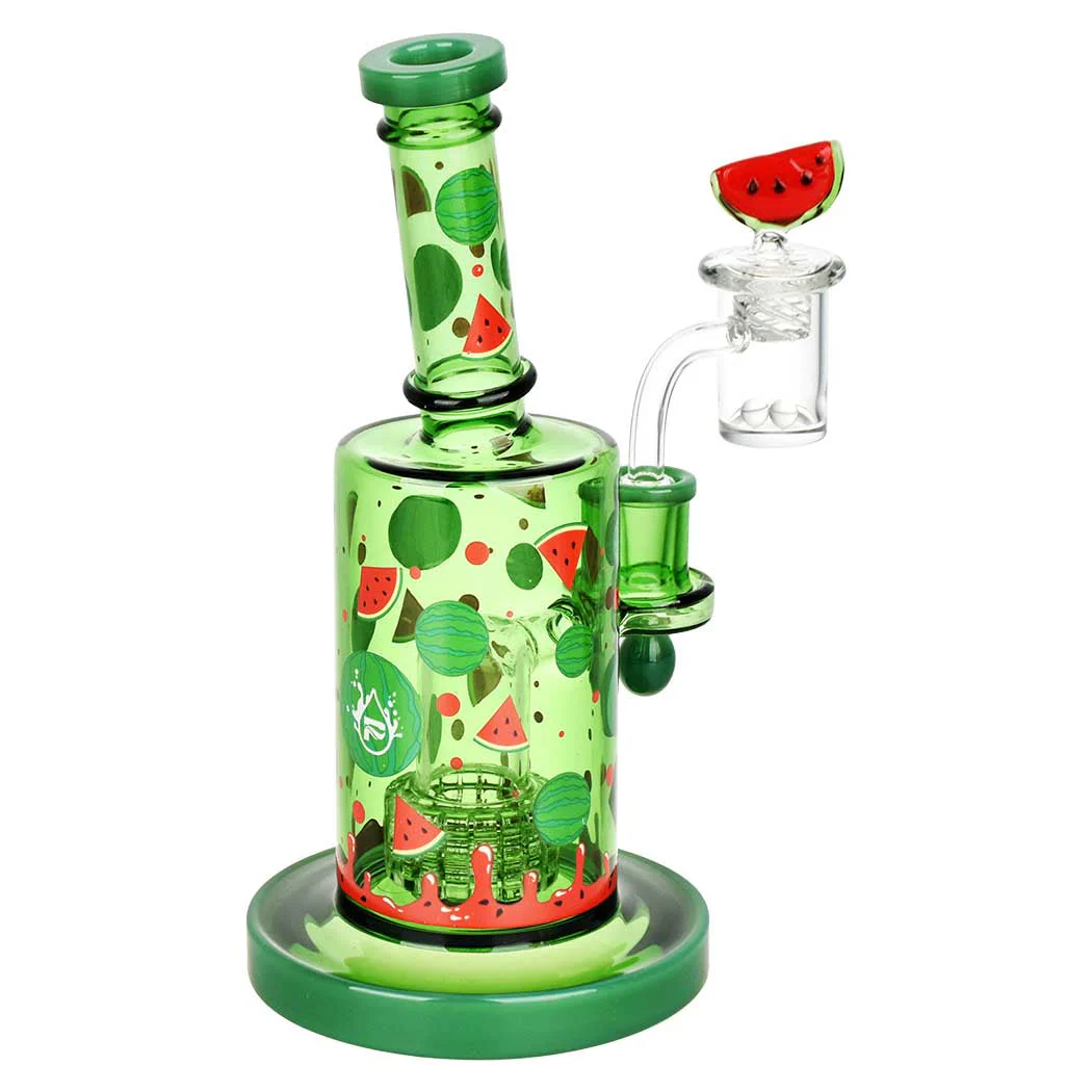 Pulsar Fruit Series Watermelon Zkittles Dab Rig Duo Set - Image 3