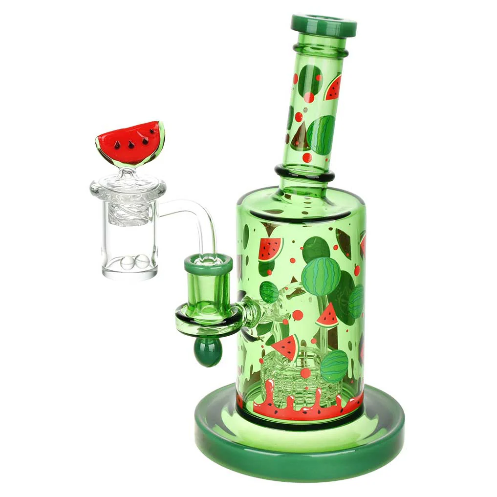 Pulsar Fruit Series Watermelon Zkittles Dab Rig Duo Set - Image 4