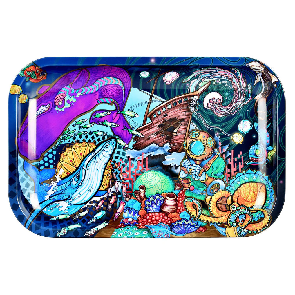 Pulsar Metal Rolling Tray 11" x 7" - Image 9